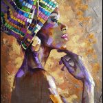 La Femme aux Couleurs Africaines