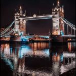 London bridge at night